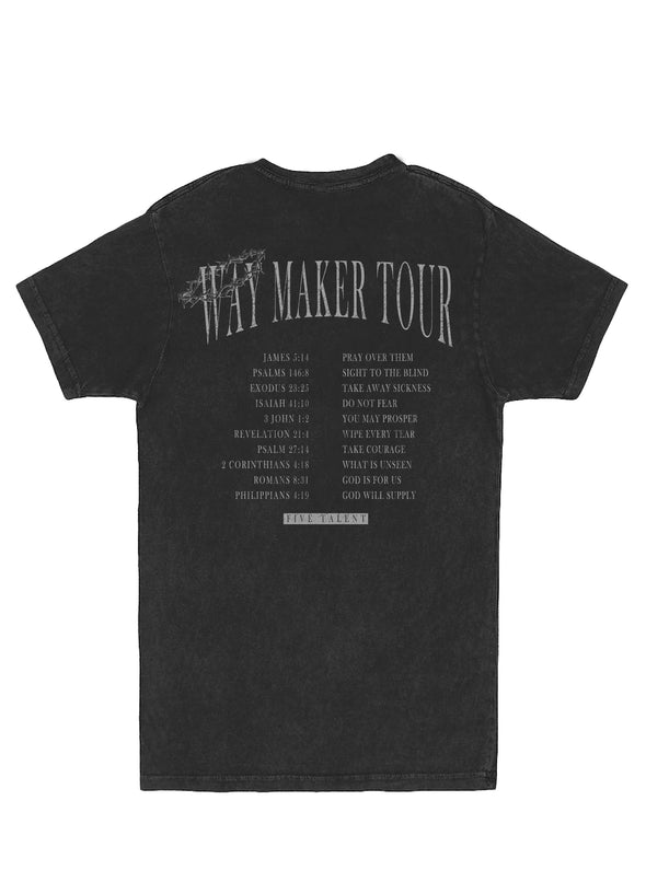 Way Maker Vintage Black Tee